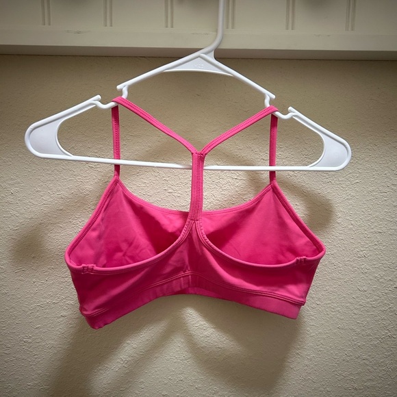 Pink Women's Strappy Athletic Bra - Picture 2 of 3